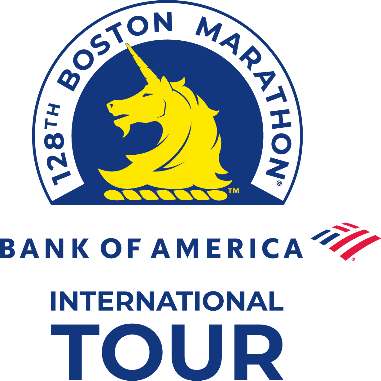 Logo 128. Boston Marathon